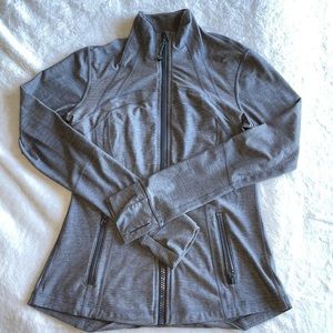 Heathered grey align jacket